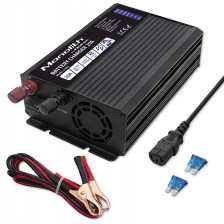 Qoltec Inteligentna ładowarka do akumulatorów LiFePO4 AGM GEL SLA 20A 24V