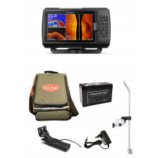 Echosonda Garmin Striker Vivid 7sv zestaw z LiJon 14Ah