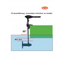 Silnik Minn Kota Endura C2 55 z miernikiem