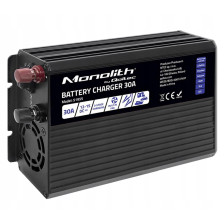 Qoltec Inteligenta Ładowarka Monolith LiFePO4 AGM GEL 30A 12V