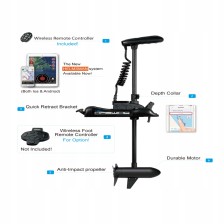 Silnik elektryczny dziobowy Haswing Cayman B 55 lb GPS