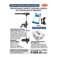 Silnik elektryczny . Haswing Protruar 5.0 S 160lbs 24V+ 200AH + 20A ZESTAW