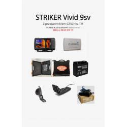 Echosonda Garmin Striker Vivid 9sv z GT52HW ZESTAW